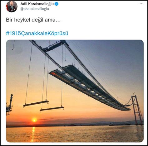 U­l­a­ş­t­ı­r­m­a­ ­B­a­k­a­n­ı­­n­ı­n­ ­­H­e­y­k­e­l­­ ­G­ö­n­d­e­r­m­e­l­i­ ­K­ö­p­r­ü­ ­T­w­e­e­t­i­ ­G­ü­n­d­e­m­ ­O­l­d­u­